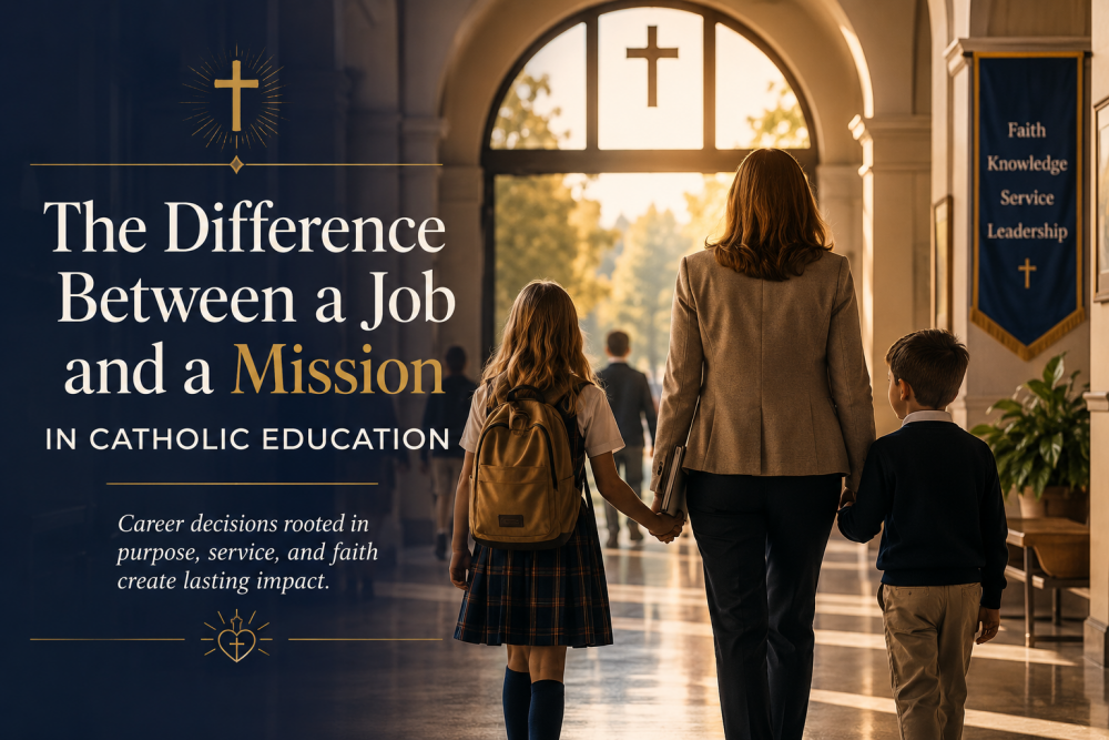 The Difference Between a Job and a Mission in Catholic Education
