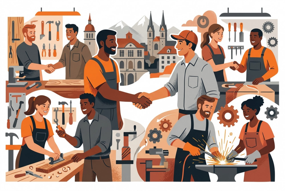Unternehmensnachfolge im Schweizer Handwerk: Riesige Chancen für junge Meister 2026