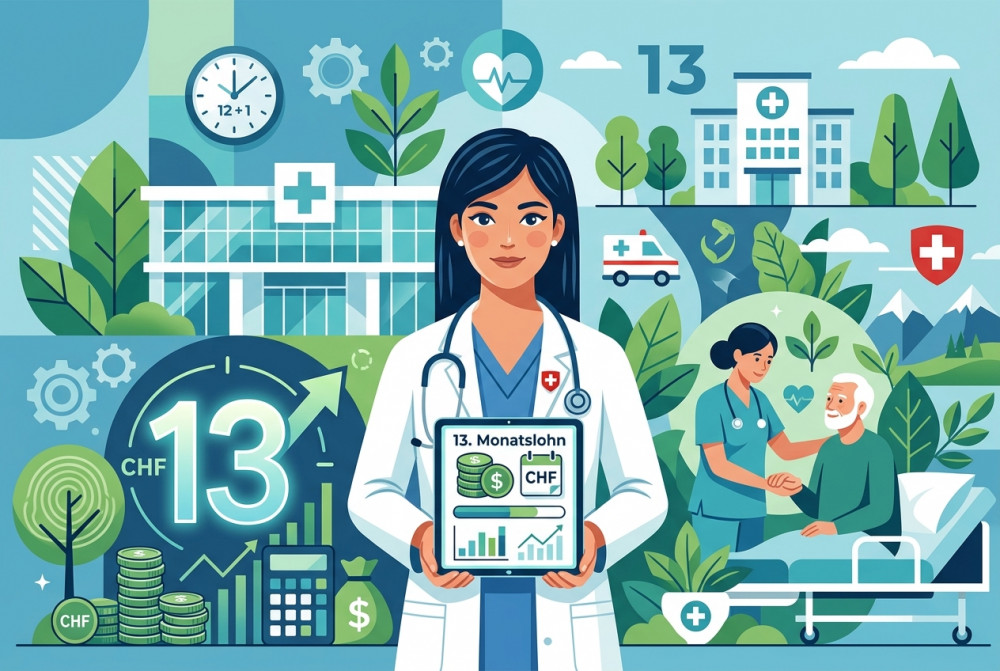 Der 13. Monatslohn im Gesundheitswesen: Anspruch und Berechnung