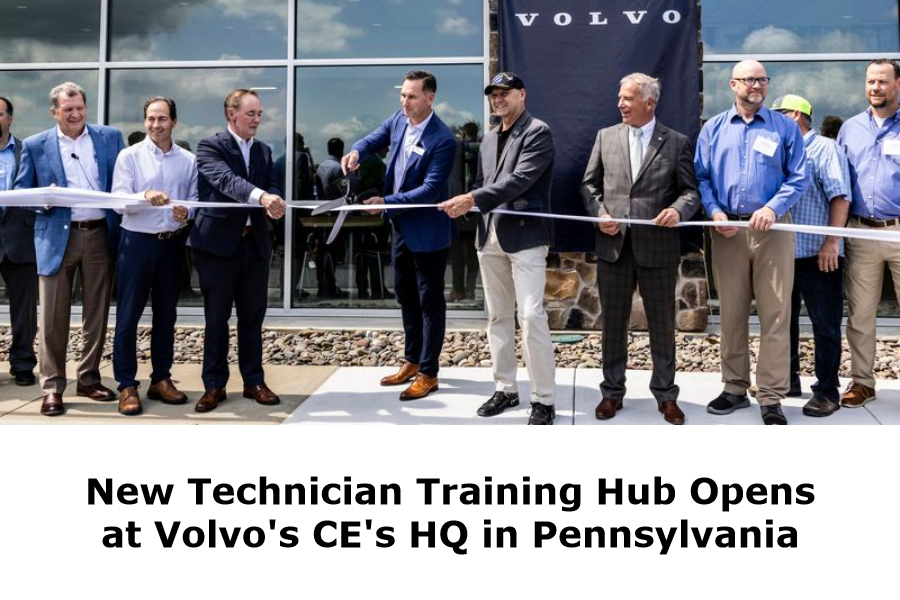 New Technician Training Hub Opens Volvo's CE's HQ in Pennsylvania