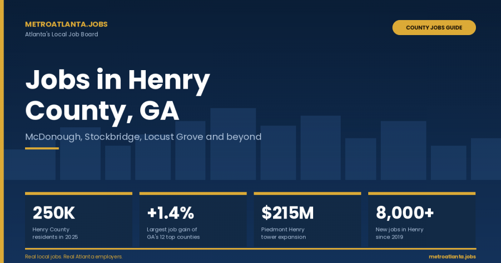 Henry County Leads Georgia Metro Job Growth on Logistics Surge