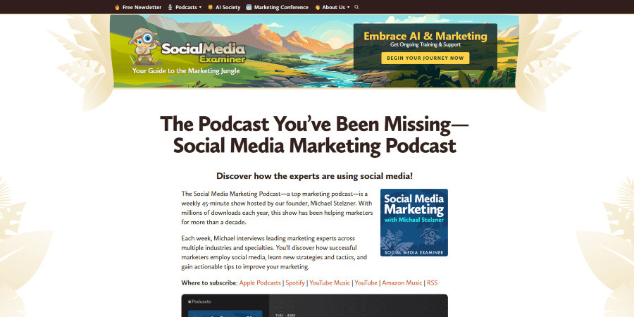 Social Media Marketing Podcast
