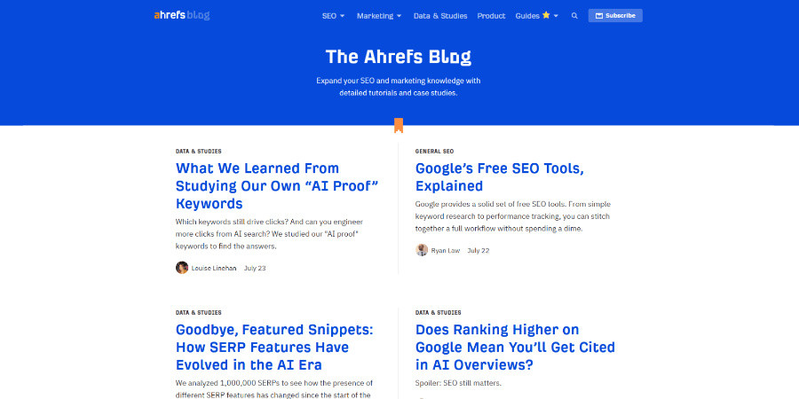 The Ahrefs Blog