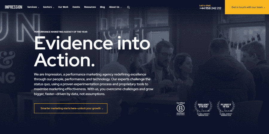 Impression Digital agency website