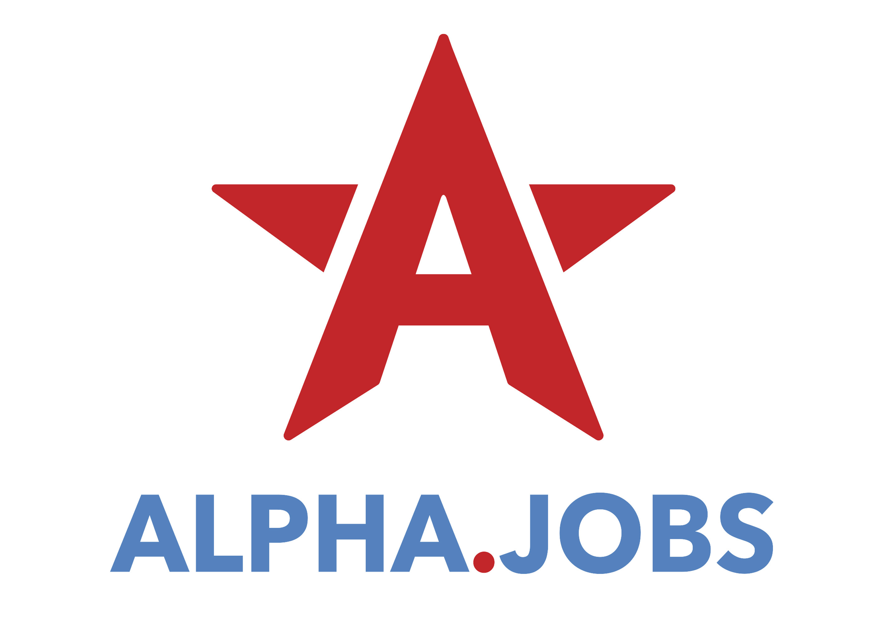 Alpha.jobs official trademark logo