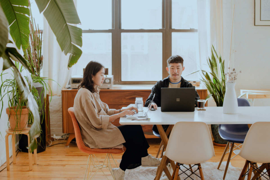marketers working for a small business