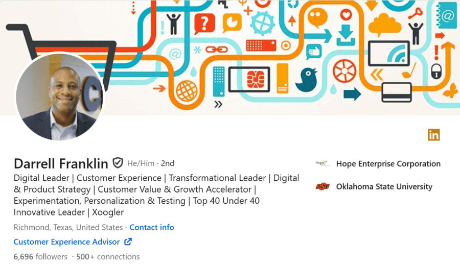 Darrell Franklin LinkedIn profile