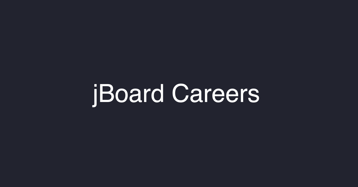 JBoard Jobs JBoard Careers